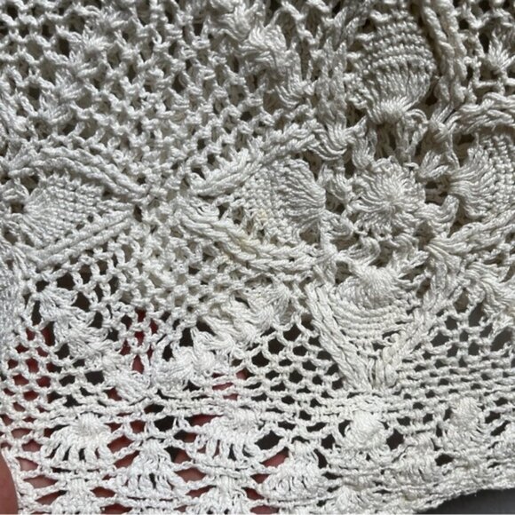 Oysho Elegant Crochet Knit Dress Sz L - Picture 13 of 13